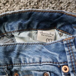 Selling a pair of distressed jeans